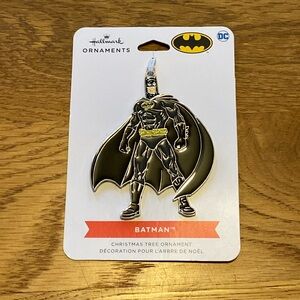 Hallmark Christmas Tree Ornament DC Batman Logo Premium Decoration nwt